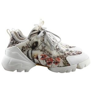 Dior Women's White Floral Sneakers D connect 39